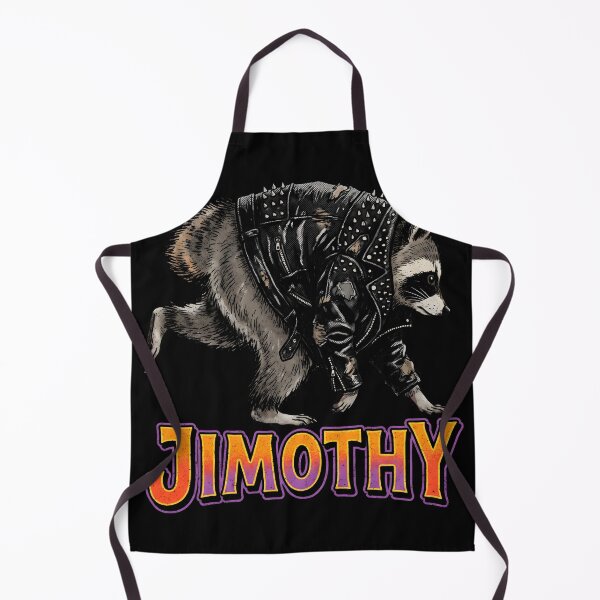 Item preview, Jimothy A Biker in a Studded Leather Jacket Funny Raccoon Tee designed and sold by Senpaiwaves.