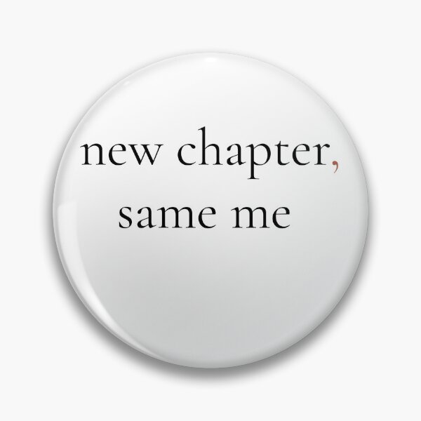 Item preview, New Chapter Same Me - Minimalist Self Growth Quote for New Beginnings designed and sold by DaysLoading.