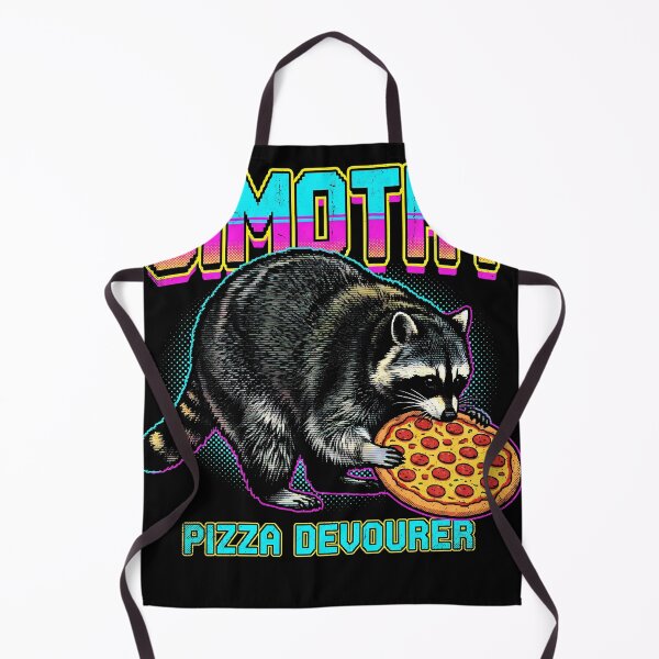Item preview, Jimothy Devouring an Entire Pizza Funny Raccoon Tee designed and sold by Senpaiwaves.