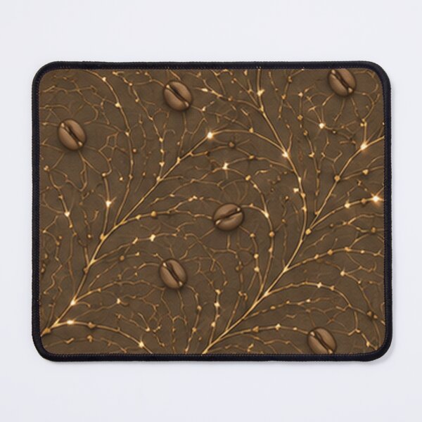 Item preview, Mocha Coffee Beans Golden Energy Threads designed and sold by Qenlo.