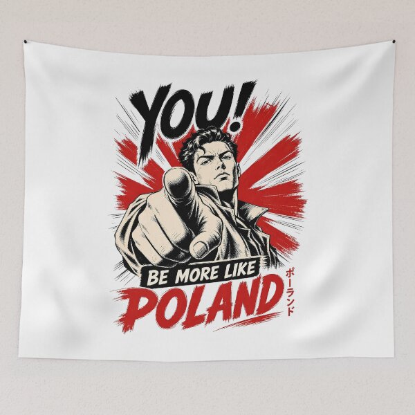 Item preview, Be More Like Poland - Polish Pride Comic Art designed and sold by Fragy72.