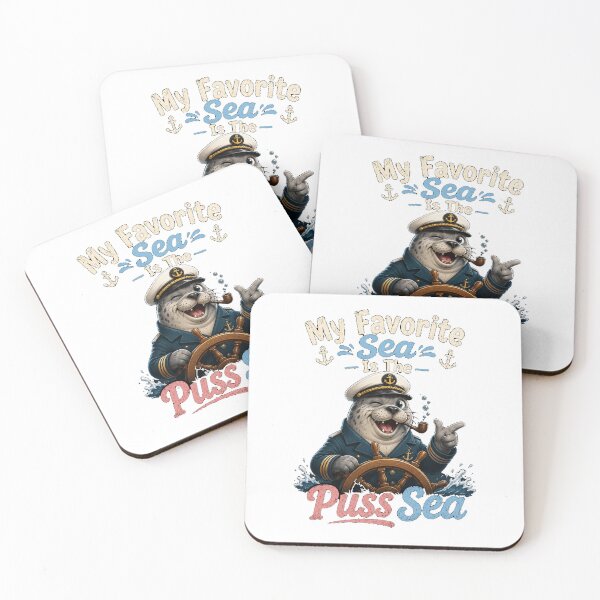 Item preview, My  Favorite Sea is The Puss-Sea designed and sold by TheEndDesign.