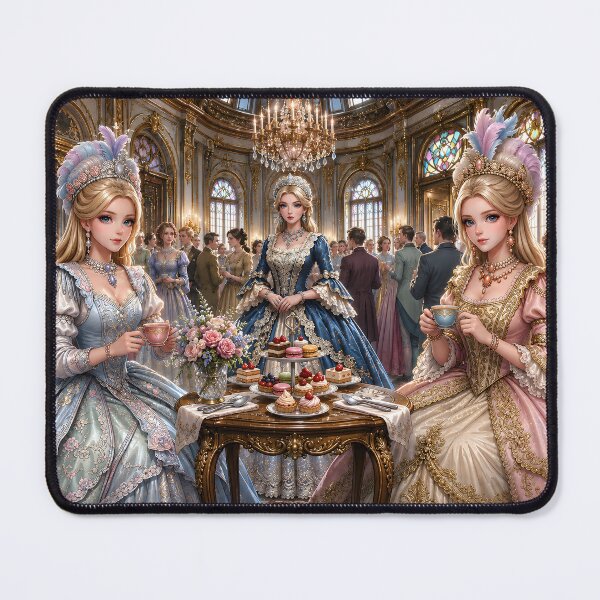 Artikelvorschau, Die Illustration von hübschen Damen auf einer luxuriösen Party entworfen und verkauft von Pim-Crystal.