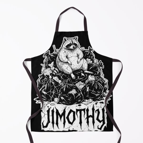 Item preview, Jimothy Enthroned on a Mountain of Garbage Bags Funny Raccoon Tee designed and sold by Senpaiwaves.