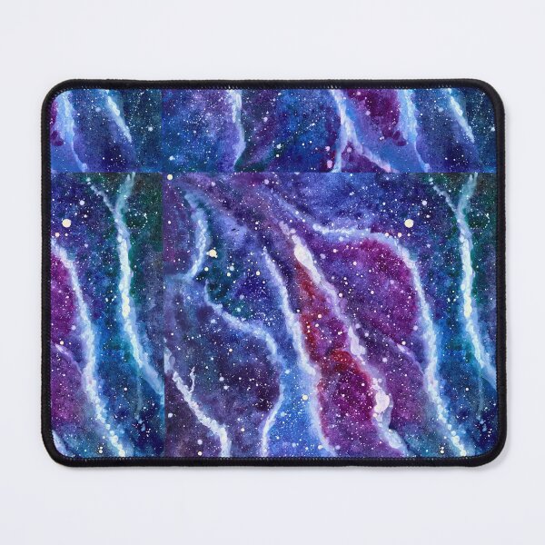 Item preview, Purple Blue Galaxy Nebula: Cosmic Watercolour Abstract designed and sold by ArithraStudio.