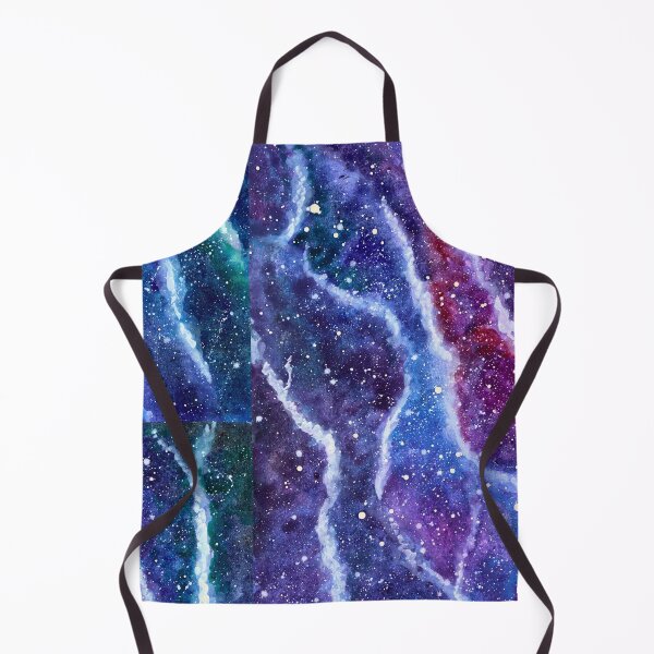 Item preview, Purple Blue Galaxy Nebula: Cosmic Watercolour Abstract designed and sold by ArithraStudio.