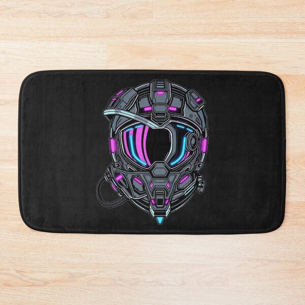Item preview, Futuristic Sci-Fi Cyberpunk Helmet Design designed and sold by NovaPrintLab92.