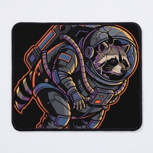Item preview, Jimothy An Astronaut Drifting in a Cracked Helmet Funny Raccoon Tee designed and sold by Senpaiwaves.