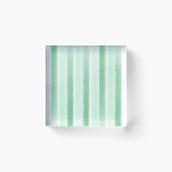 Item preview, Watercolor stripe pattern - Green  designed and sold by Pattern Petals.