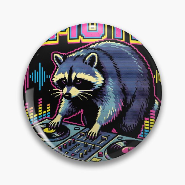 Item preview, Jimothy A Dj Hunched Over the Decks Funny Raccoon Tee designed and sold by Senpaiwaves.