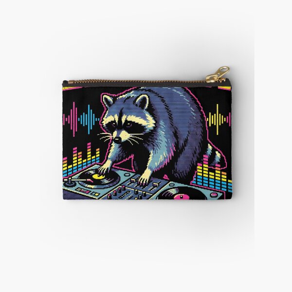 Item preview, Jimothy A Dj Hunched Over the Decks Funny Raccoon Tee designed and sold by Senpaiwaves.