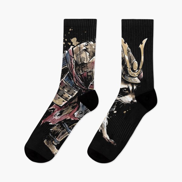 Item preview, Jimothy A Samurai in Tattered Armour Funny Raccoon Tee designed and sold by Senpaiwaves.