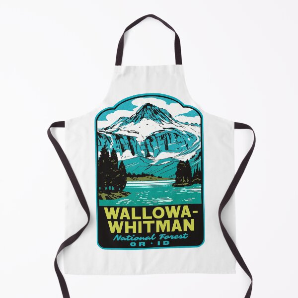 Item preview, Wallowa-Whitman National Forest Glacier Lake Retro Art designed and sold by HalpinDesign.