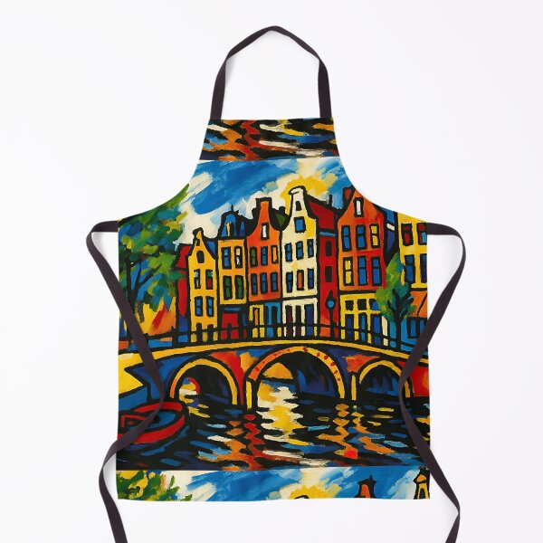 Item preview, Amsterdam canals painting, the Netherlands – A Beautiful place in Europe. designed and sold by GalleryKauffeld.
