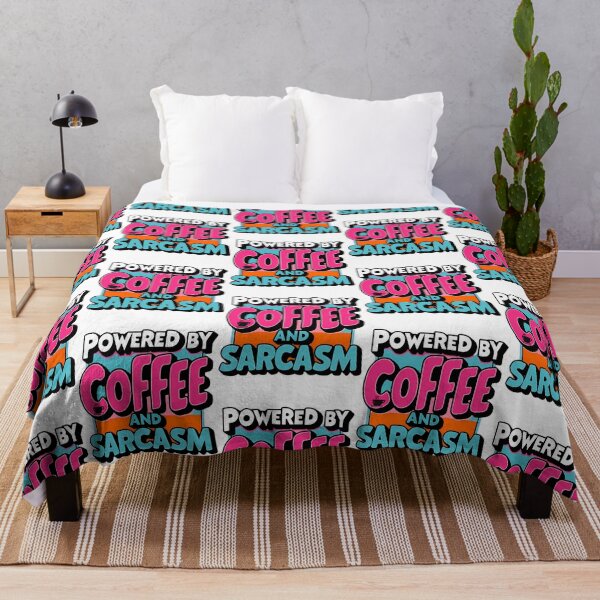 Item preview, Powered By Coffee And Sarcasm designed and sold by kenly-torre.