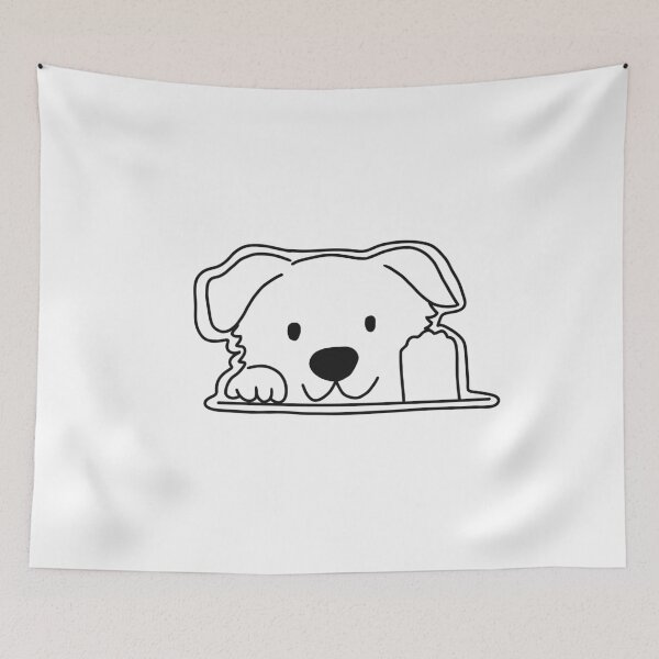 Item preview, Hello Dog Sticker designed and sold by PenfriedDoodles.