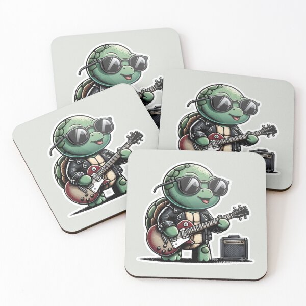 Item preview, Shell Rock | Turtle Guitarist designed and sold by Safe Haven Pets.