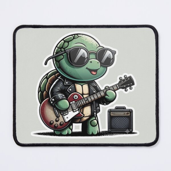 Item preview, Shell Rock | Turtle Guitarist designed and sold by Safe Haven Pets.