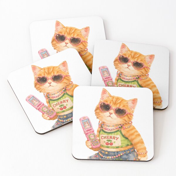 Item preview, kitschy kitty y2k cute kittty designed and sold by sara747.