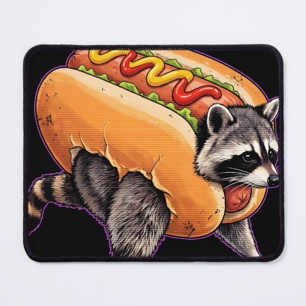 Item preview, Jimothy Stuffed into a Hot Dog Costume Funny Raccoon Tee designed and sold by Senpaiwaves.