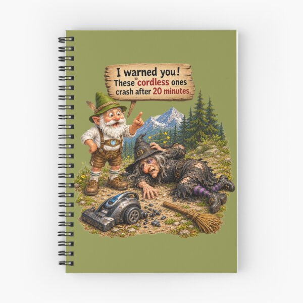 Item preview, I Warned You! Funny Witch & Gnome Humor designed and sold by Alpine-Ink.
