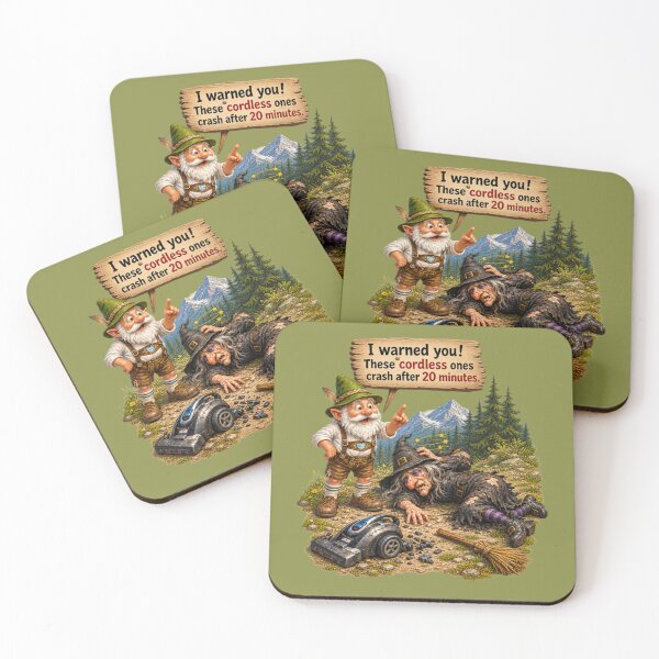 Item preview, I Warned You! Funny Witch & Gnome Humor designed and sold by Alpine-Ink.