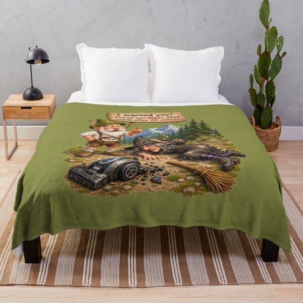 Item preview, I Warned You! Funny Witch & Gnome Humor designed and sold by Alpine-Ink.