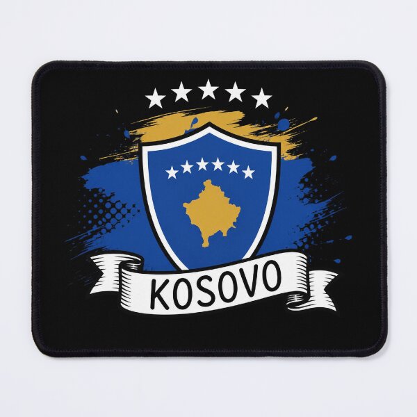 Item preview, Kosovo Flag Map Sticker Vintage Art designed and sold by Mckenna165.
