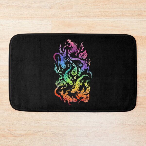 Item preview, Dragon Fire Dark Rainbow Retro designed and sold by Clayborn1Carrie.