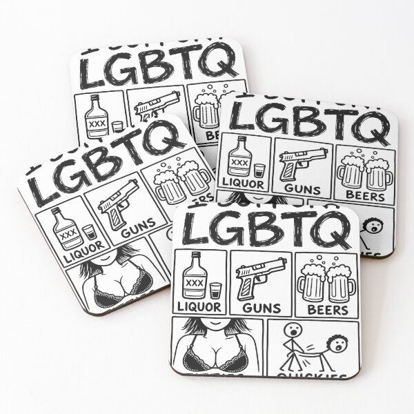 Item preview, I Support LGBTQ Parody Artwork | Sarcastic Backronym Comic Print | Novelty Humor Art designed and sold by MusixMerch.