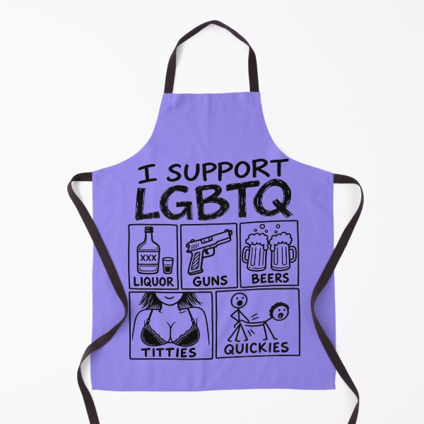 Item preview, I Support LGBTQ Parody Artwork | Sarcastic Backronym Comic Print | Novelty Humor Art designed and sold by MusixMerch.