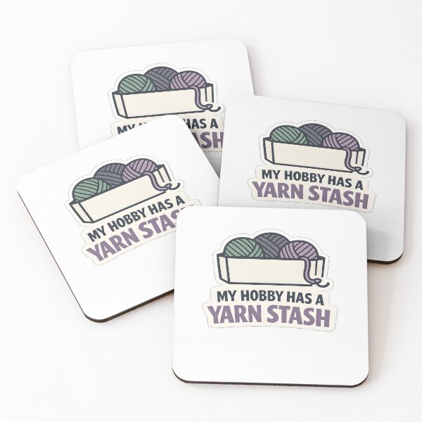 Item preview, My Hobby Has A Yarn Stash Funny Crochet Design designed and sold by Naviora.