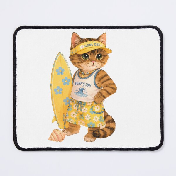 Item preview, summer cool surf kitty y2k kitty designed and sold by sara747.