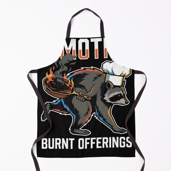 Item preview, Jimothy A Chef Holding Up a Badly Burnt Pan Funny Raccoon Tee designed and sold by Senpaiwaves.