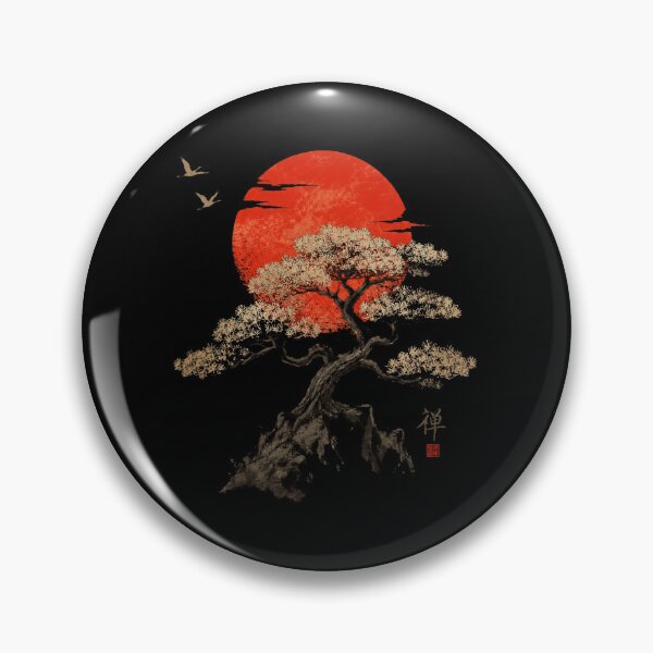Item preview, Enso Circle Bonsai Tree Art designed and sold by BettaSanzones.