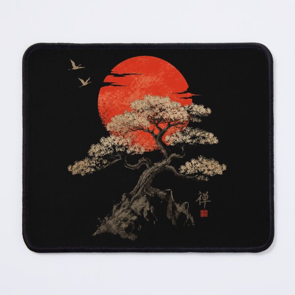 Item preview, Enso Circle Bonsai Tree Art designed and sold by BettaSanzones.