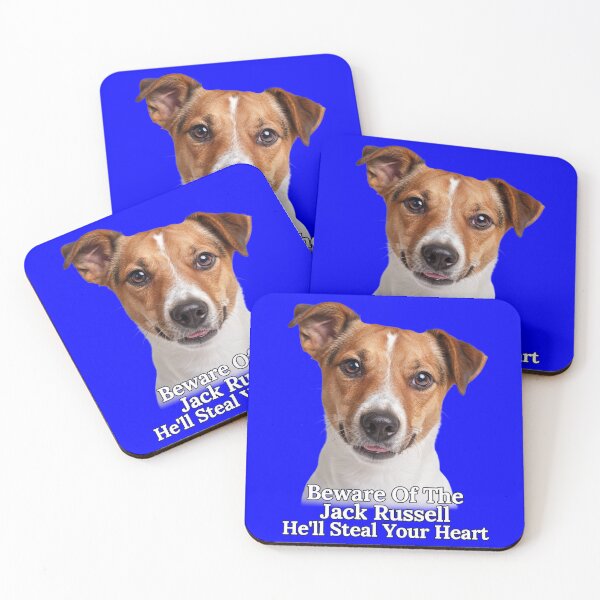 Item preview, Jack Russell Dog Owner Beware Of The Jack Russell He’ll Steal Your Heart Art Design designed and sold by fantasticdesign.