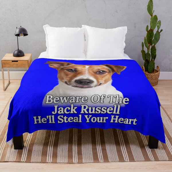 Item preview, Jack Russell Dog Owner Beware Of The Jack Russell He’ll Steal Your Heart Art Design designed and sold by fantasticdesign.