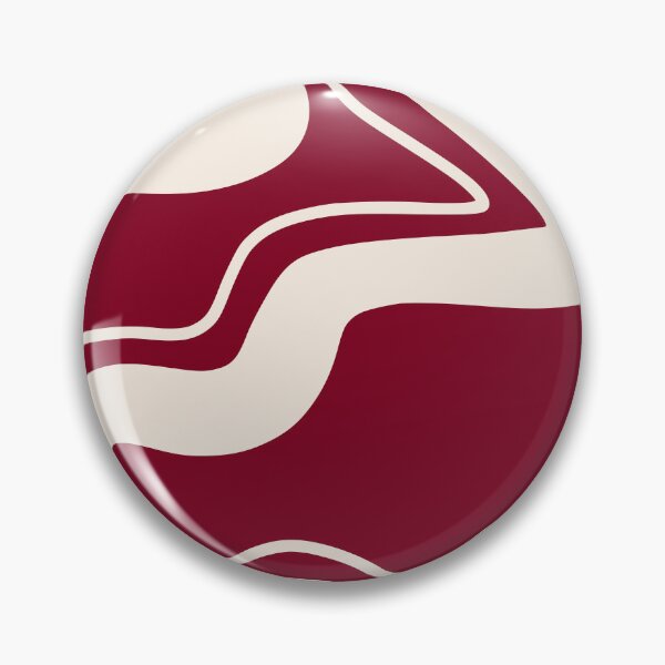 Item preview, Burgundy Retro Swirl Pattern Groovy Wavy Aesthetic designed and sold by Nature Moments.