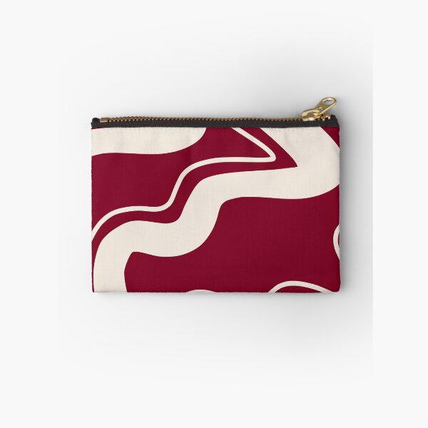 Item preview, Burgundy Retro Swirl Pattern Groovy Wavy Aesthetic designed and sold by Nature Moments.