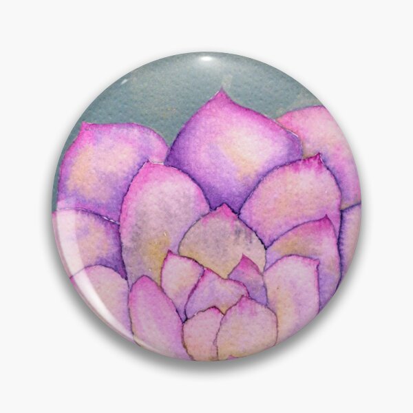 Item preview, Pink Succulent Rosette: Watercolour Botanical Art designed and sold by ArithraStudio.