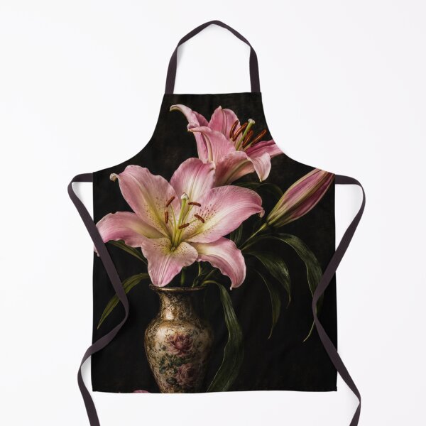 Item preview, Vintage Pink Lilies in the Shadows designed and sold by Kimberly Palmer.