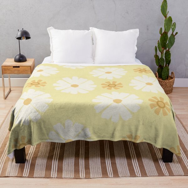 Item preview, Retro Daisy Flower Pattern designed and sold by DinaArtStudio.