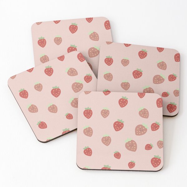 Item preview, Cute Strawberry Pattern designed and sold by DinaArtStudio.