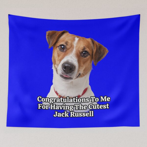 Aperçu de l'œuvre Félicitations à moi, propriétaire d'un Jack Russell, pour avoir le plus mignon des Jack Russell ! créée et vendue par fantasticdesign.