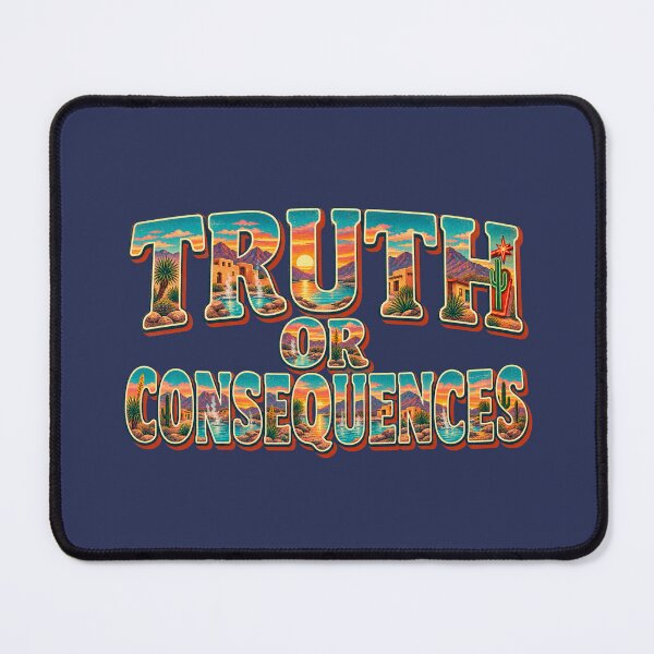 Item preview, Truth or Consequences New Mexico Retro Travel Art designed and sold by SimplyJasper.