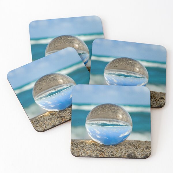 Item preview, Crystal Lensball Reflecting Ocean Waves on Sand designed and sold by Craig Bernstein.