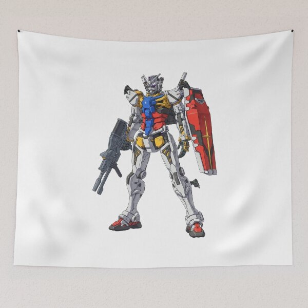 Item preview, RX-78-02 White Gundam - Mobile Suit Gundam - Retro Mecha Art designed and sold by 3DJIN.