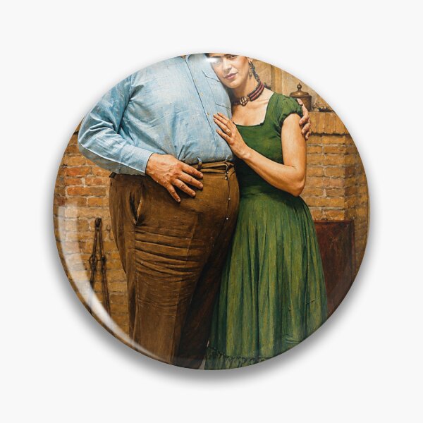 Item preview, Frida & Diego by Fireplace  designed and sold by reggiemercedes.