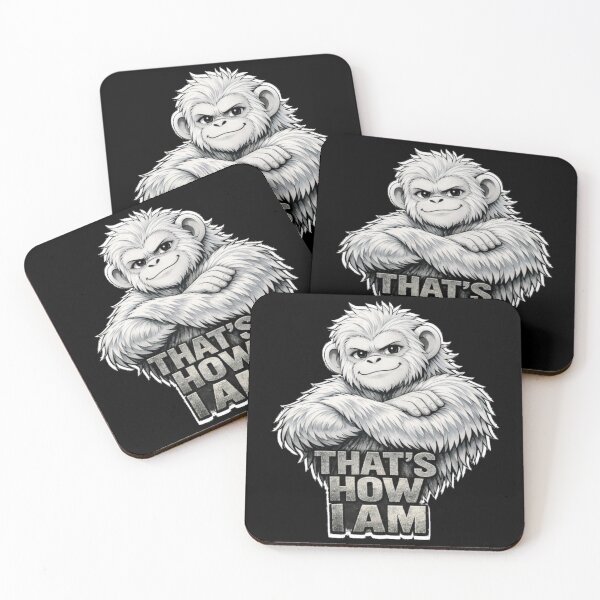 Item preview, That’s How I Am – White Ape Attitude Graphic (2) designed and sold by Cabrasco.